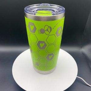 20 oz tumbler! Lime green! Rare color!